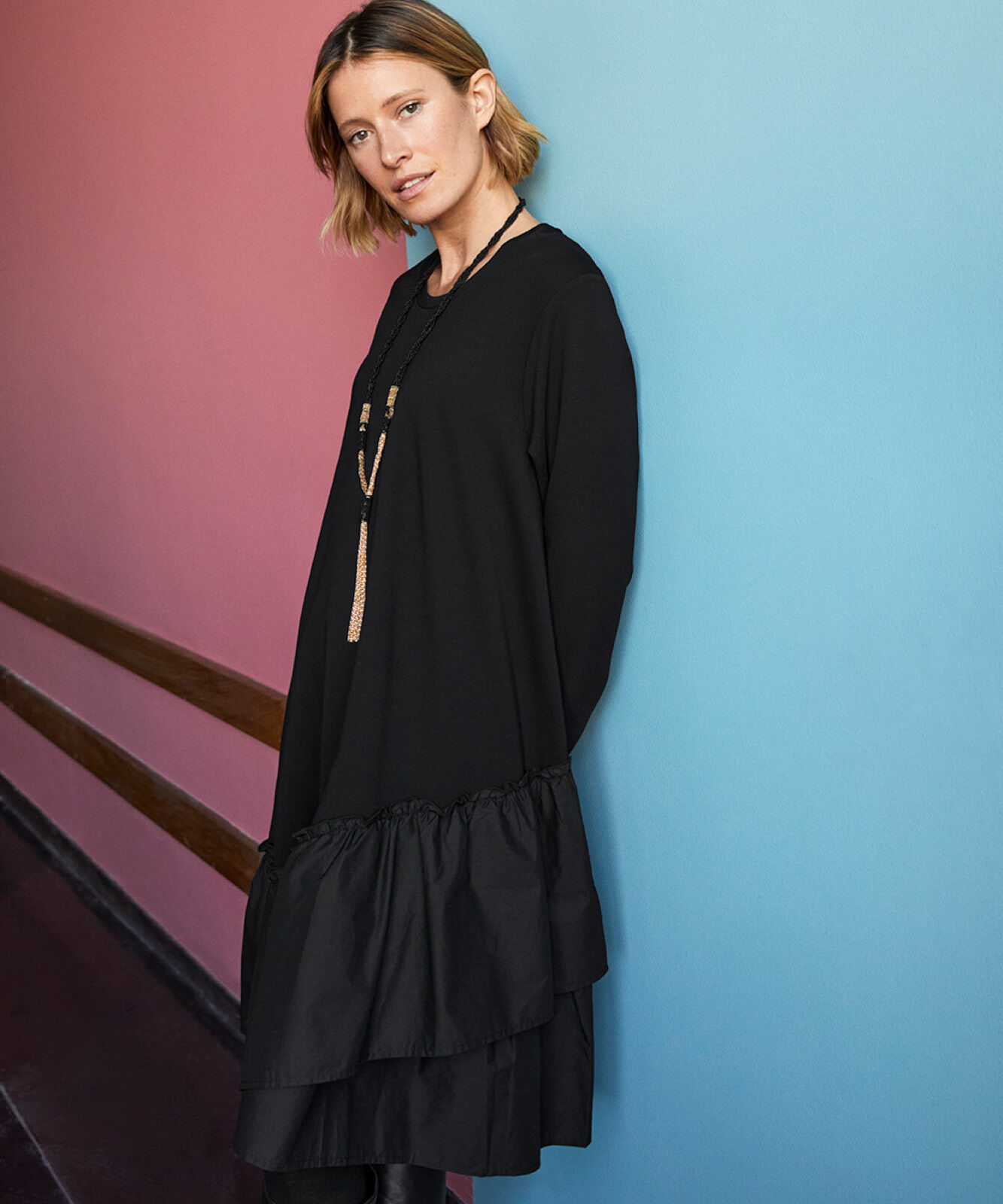 Nell JERSEY Dress, Black