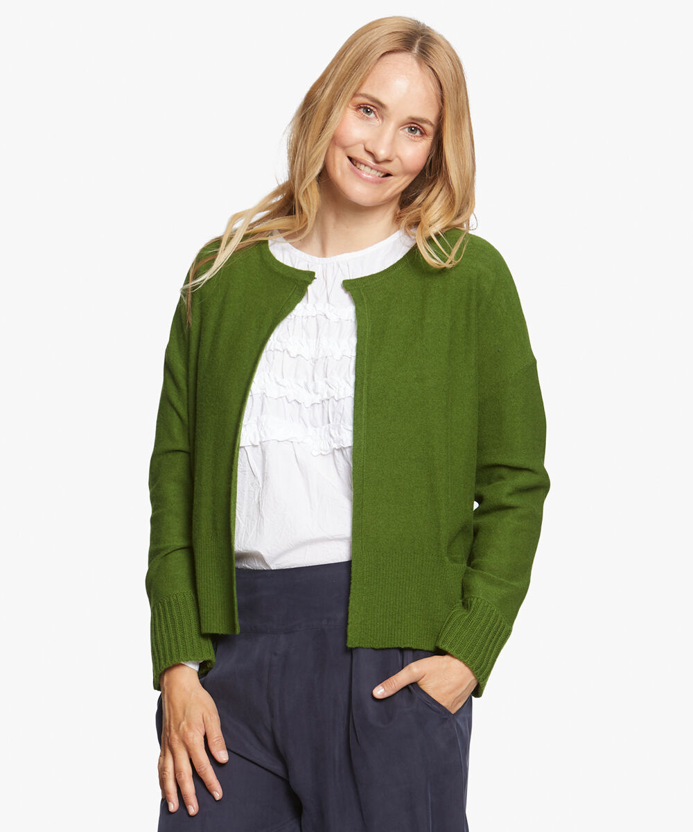 LEANN CARDIGAN, Garden Green