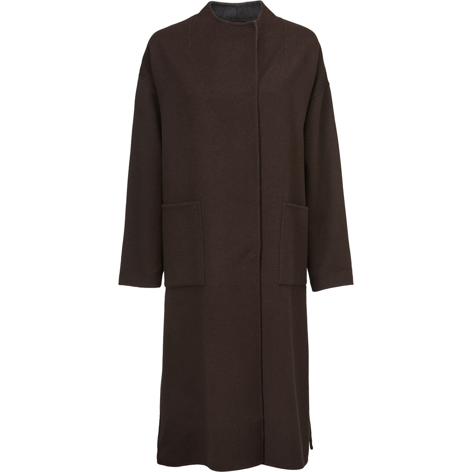 THORA COAT, Chocolate