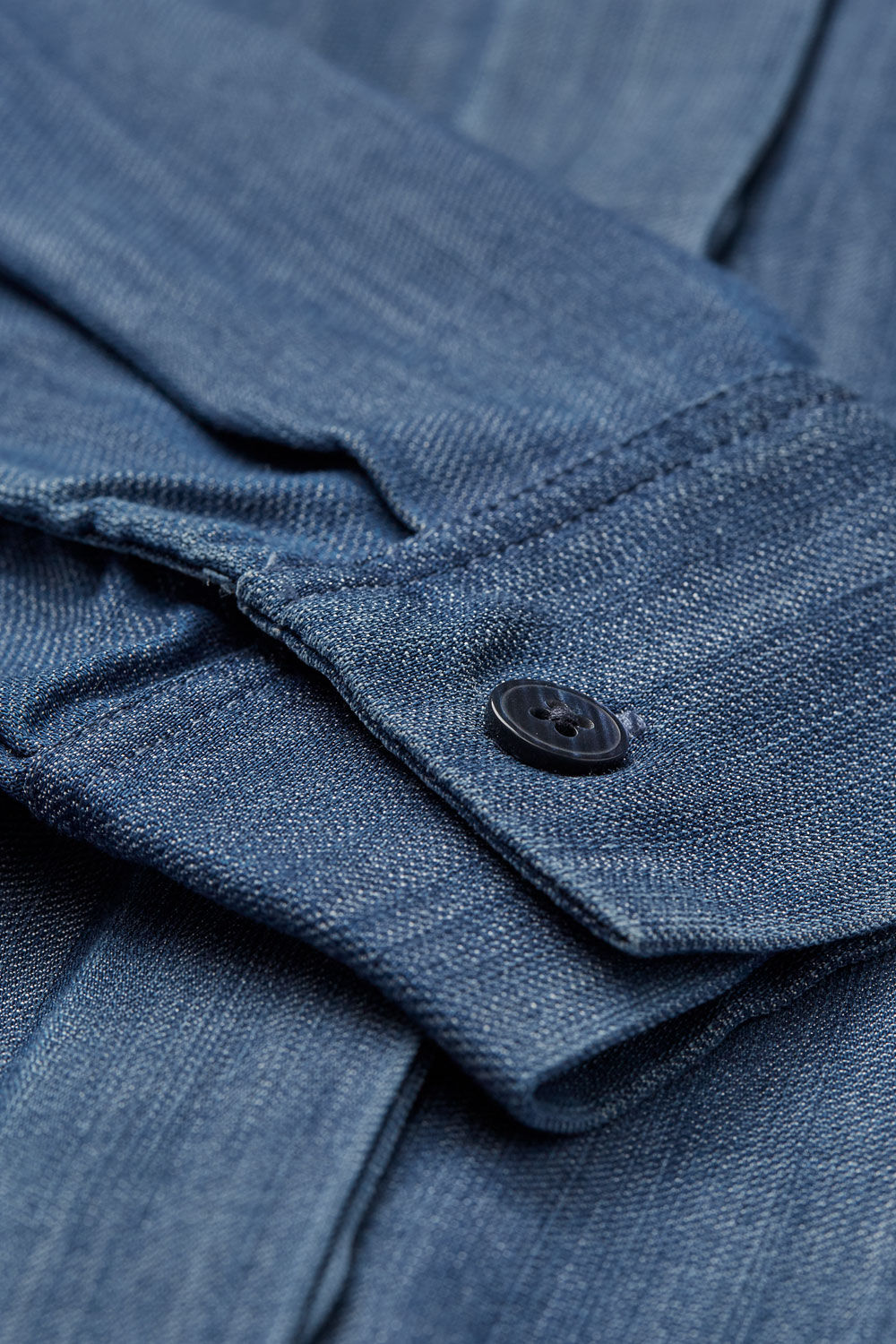 ISSA SHIRT DRESS, Blue Denim