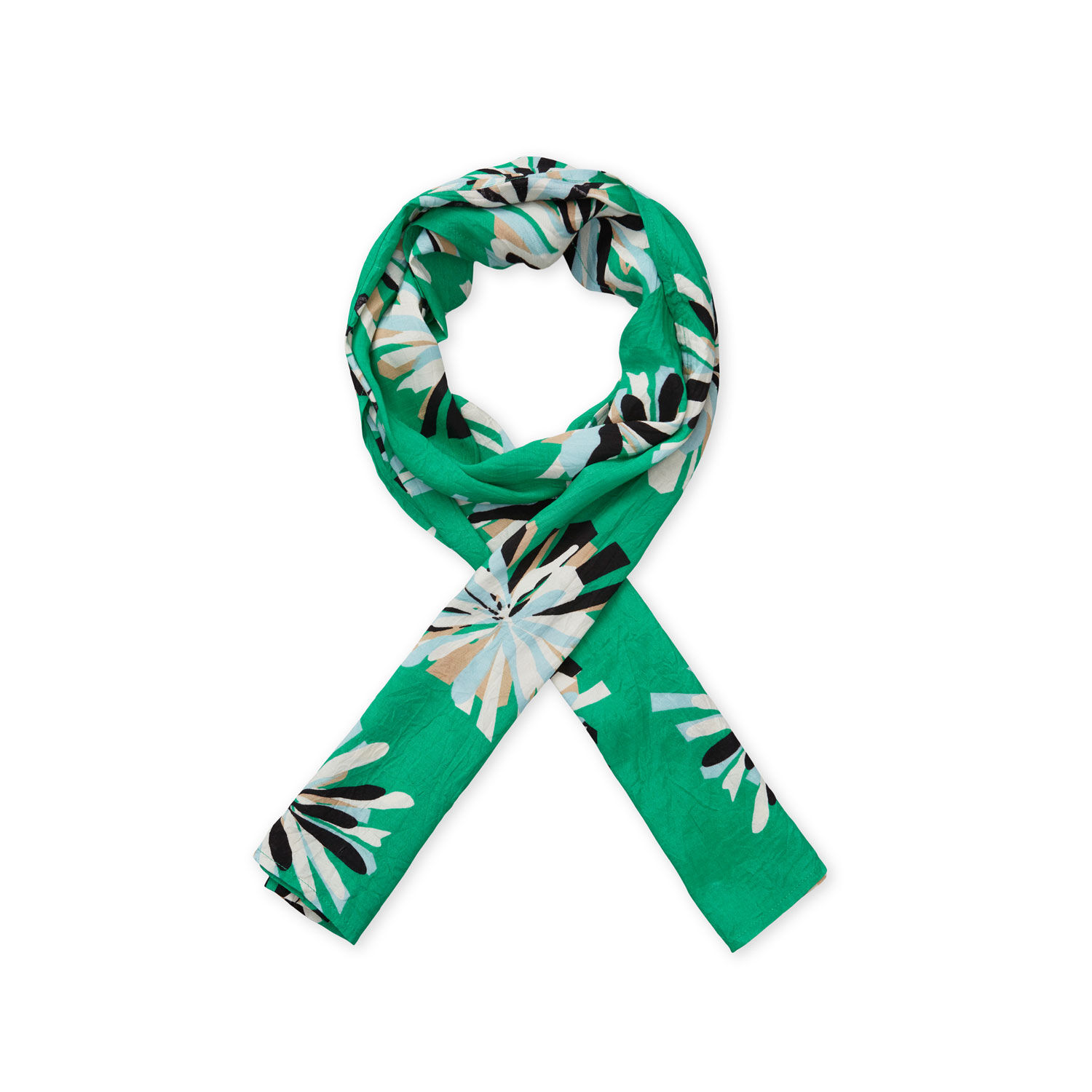 feminine look. MASAI CLOTHING Co old rose print long vintage scarf with beautiful classic design soft sage green shades A romantic