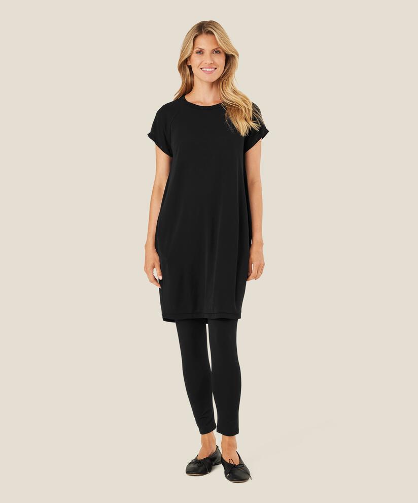 jersey dress with leggings Dresses to wear leggings with - leggings with dresses