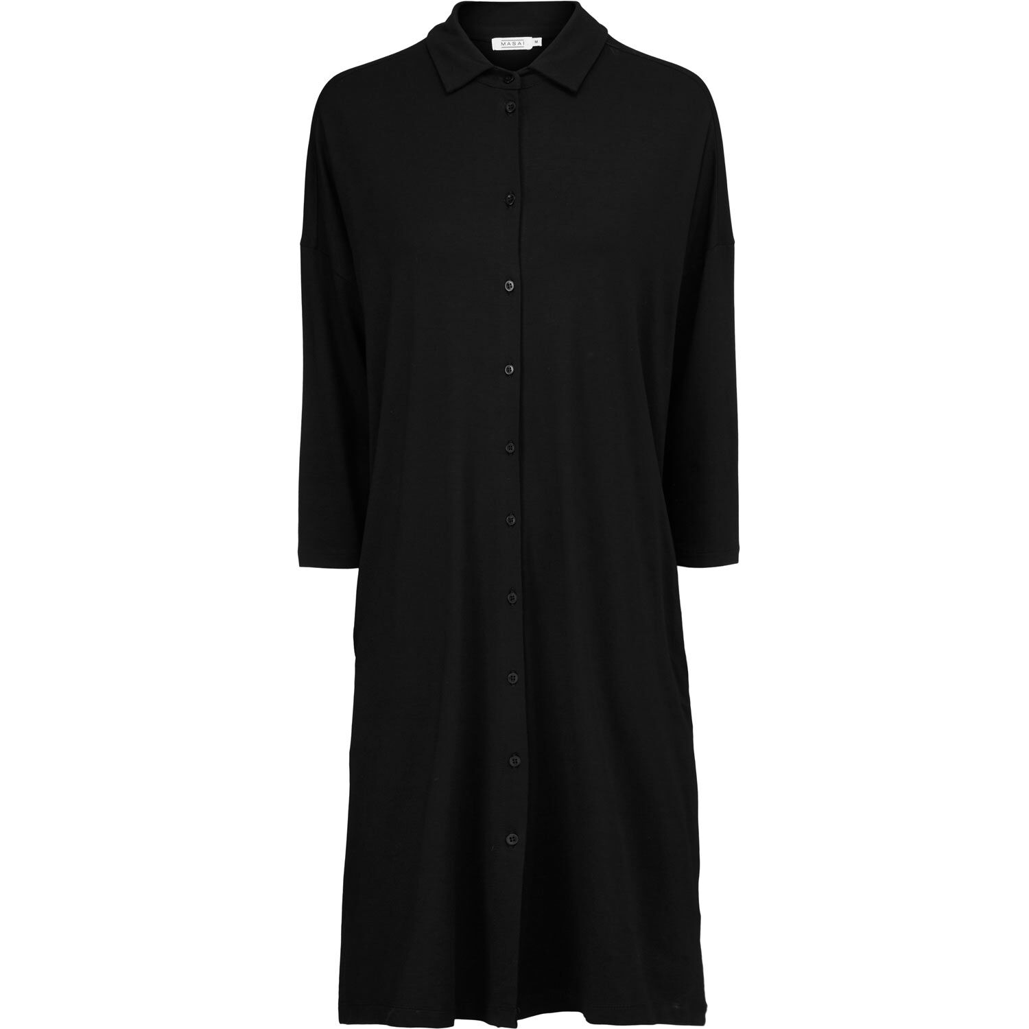 NITZI SHIRT DRESS, Black