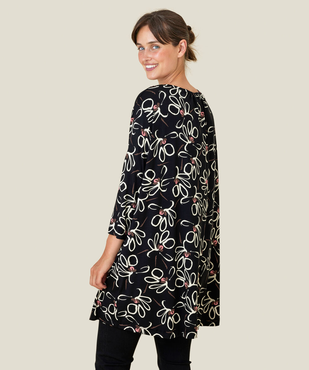 GIGI JERSEY TUNIC, Dusty Rose