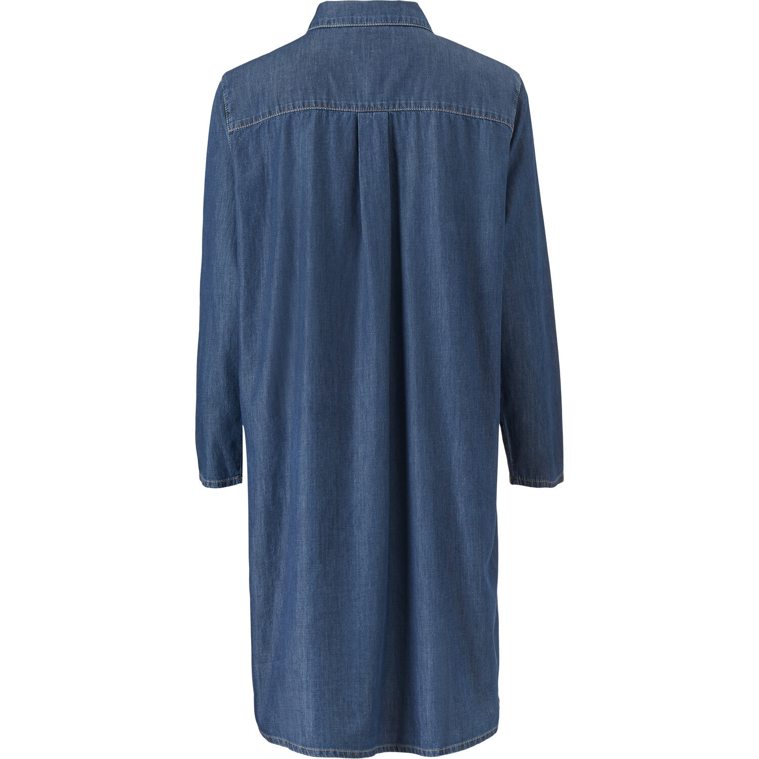 NALFA SHIRT DRESS, D Basic Denim