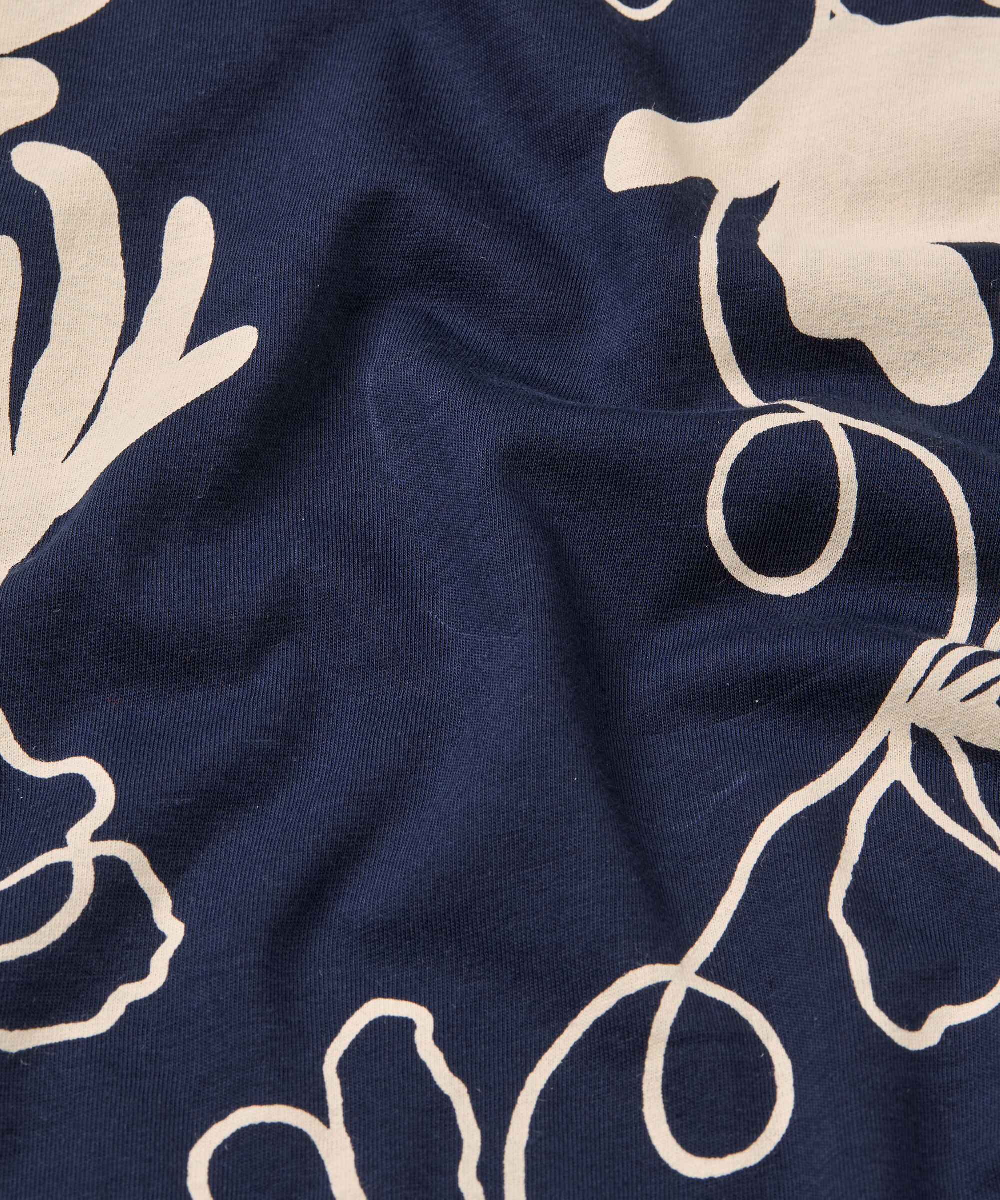 Beannie Jersey Top, Maritime Blue