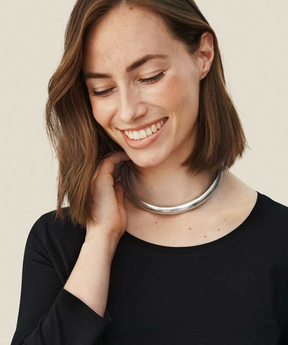 RENELLE NECKLACE, Silver