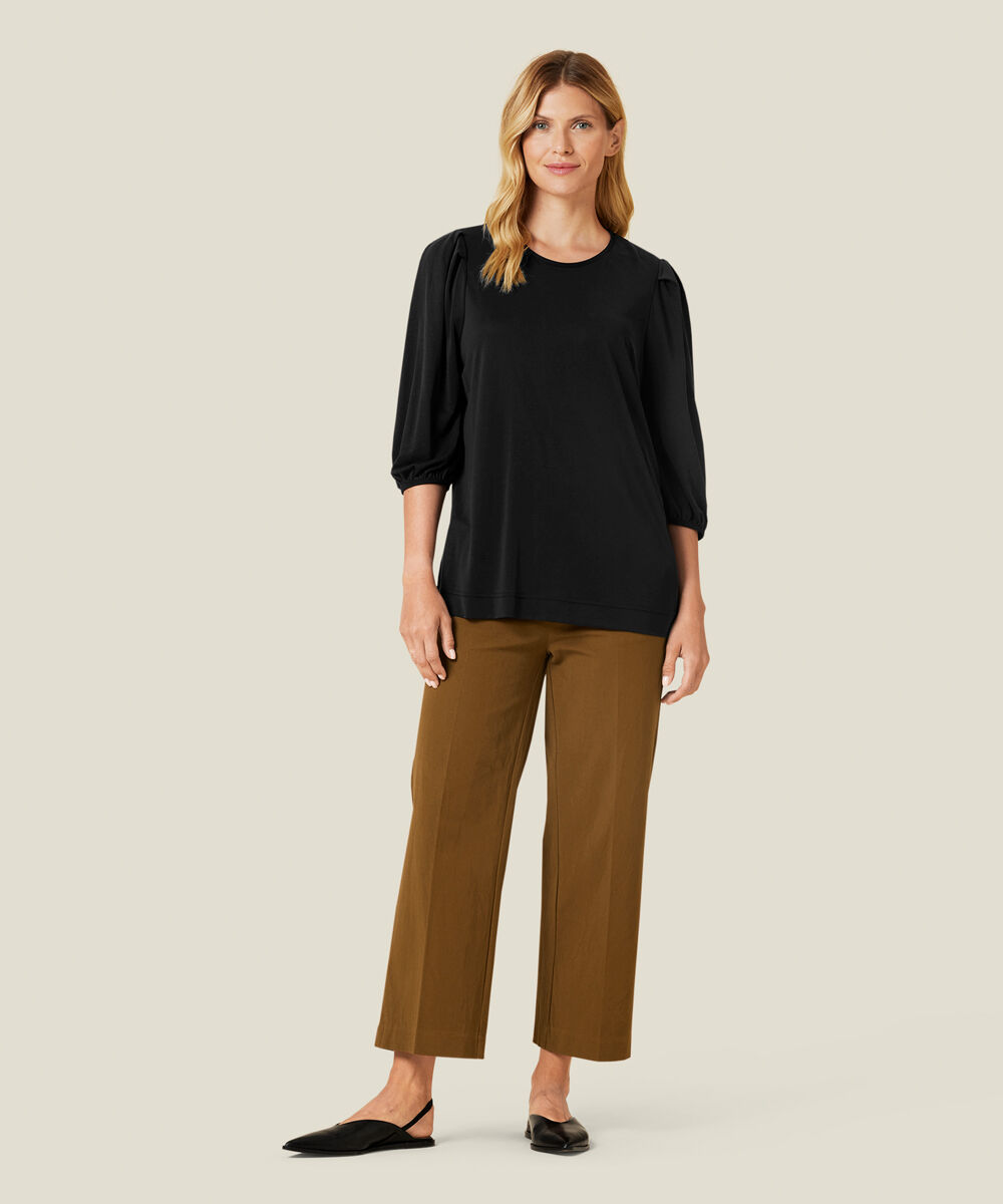 BINTA JERSEY TOP, Black