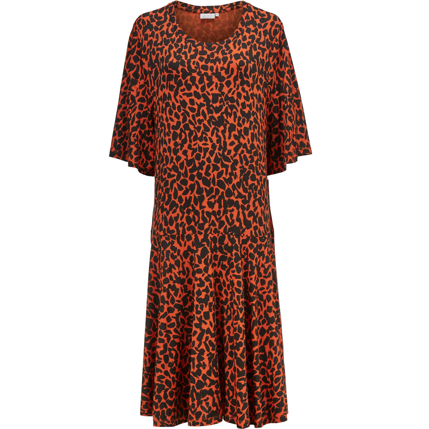 NESSANA DRESS, Burnt Ochre